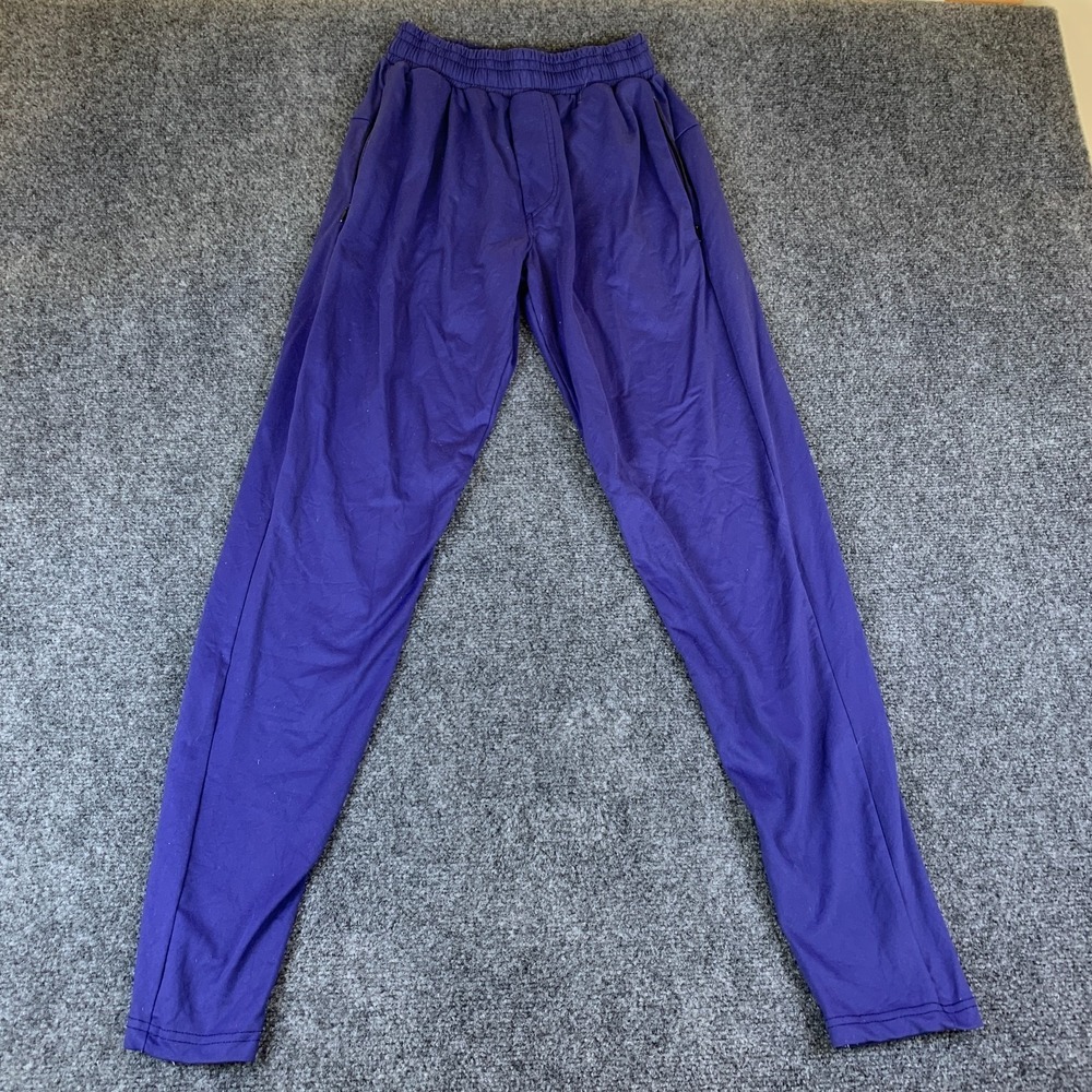 ESNTLS Ankle Pants Women Size S Purple Good Stretch Slim Leg Flat Front